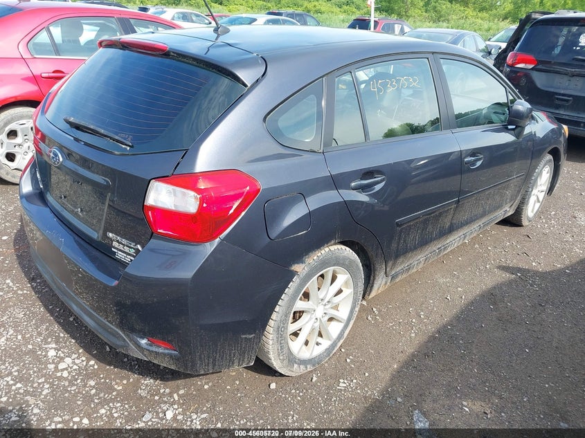 2014 Subaru Impreza VIN JF1GPAC68E9234637 IAAI salvage auction — NORMAL WEAR, Clear (New York), sold $400 on 2026-07-30 (photo 4)