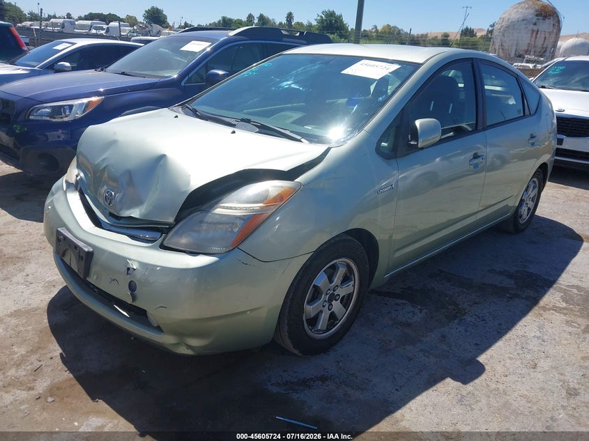 2008 Toyota Prius VIN JTDKB20U083398676 IAAI salvage auction — FRONT END, Salvage (California), sold $750 on 2026-07-30 (photo 2)