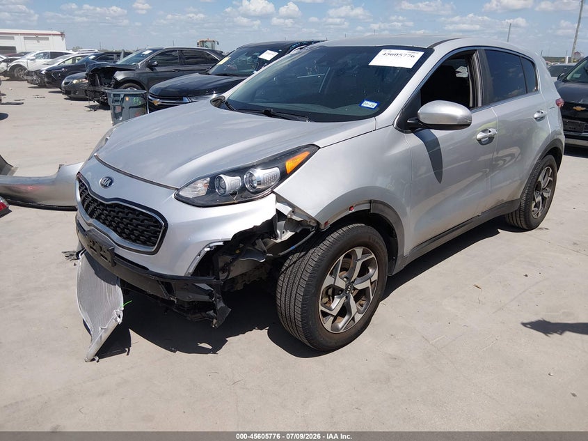 2020 Kia Sportage VIN KNDPM3AC5L7635966 IAAI salvage auction — NORMAL WEAR, Original (Texas), sold $2,150 on 2026-07-28 (photo 2)