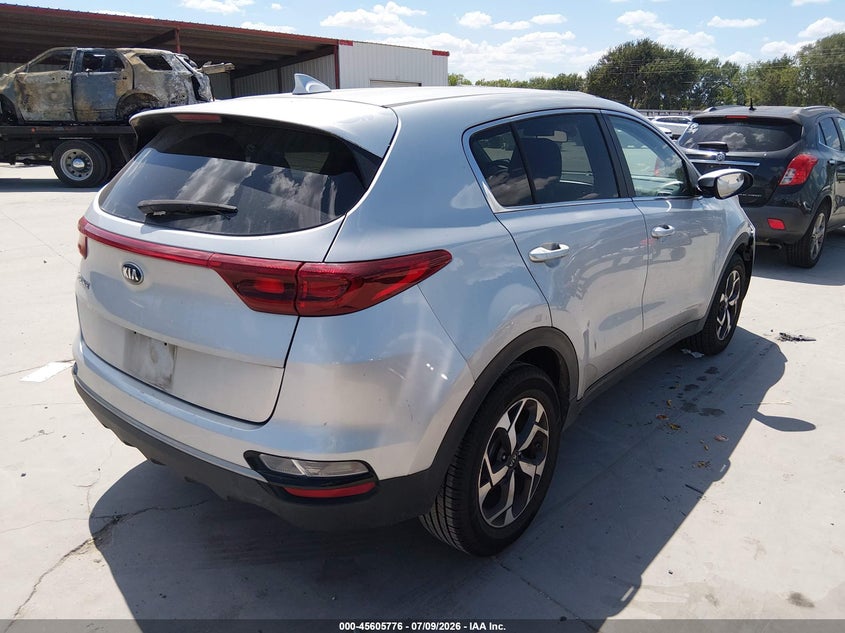 2020 Kia Sportage VIN KNDPM3AC5L7635966 IAAI salvage auction — NORMAL WEAR, Original (Texas), sold $2,150 on 2026-07-28 (photo 4)