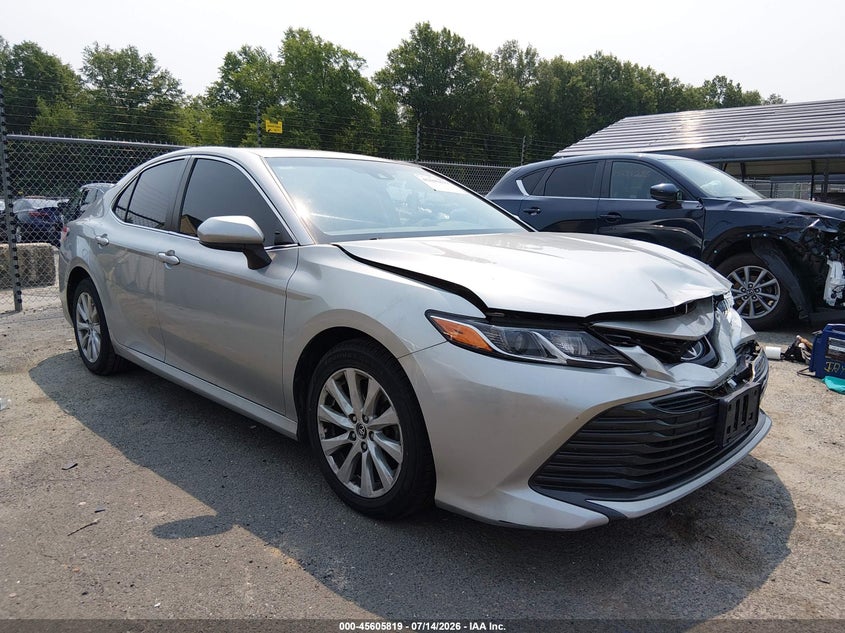 2018 Toyota Camry VIN JTNB11HK4J3020880 IAAI salvage auction — FRONT END, Salvage (Connecticut), sold $4,850 on 2026-07-30 (photo 1)