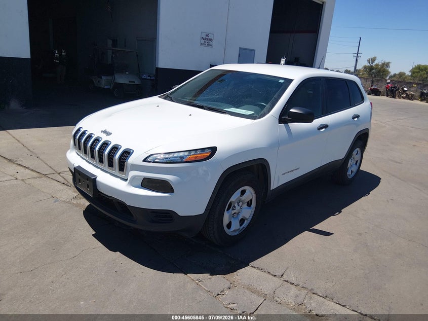 2016 Jeep Cherokee VIN 1C4PJMAB8GW343455 IAAI salvage auction — NORMAL WEAR, Sf97 (California), sold $8,600 on 2026-07-30 (photo 2)