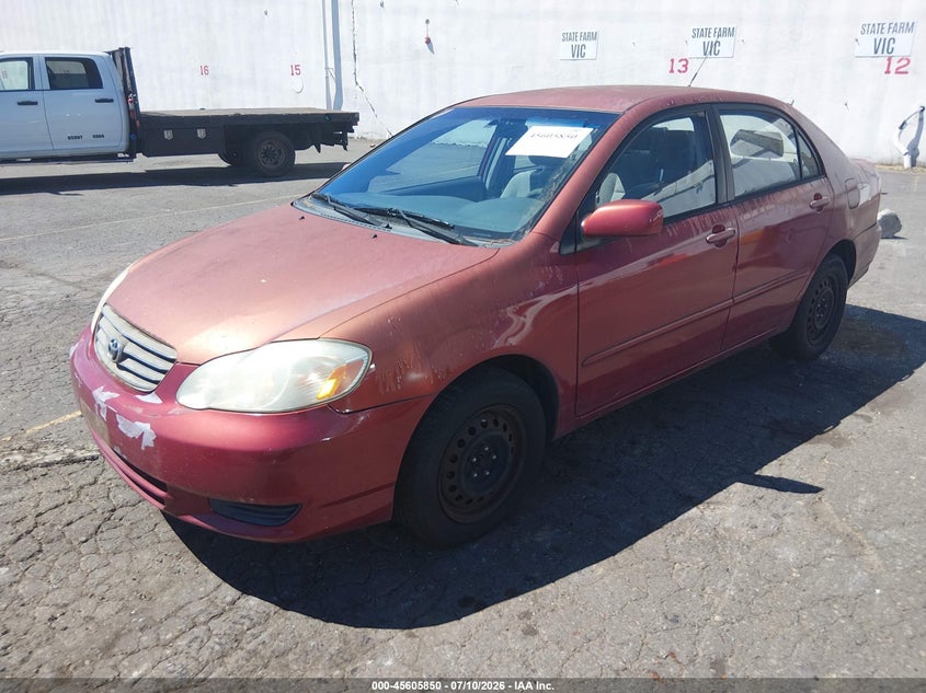 2003 Toyota Corolla VIN JTDBR38E732009870 IAAI salvage auction — NORMAL WEAR, Clear-Dealer Only (Oregon), sold $500 on 2026-07-23 (photo 2)