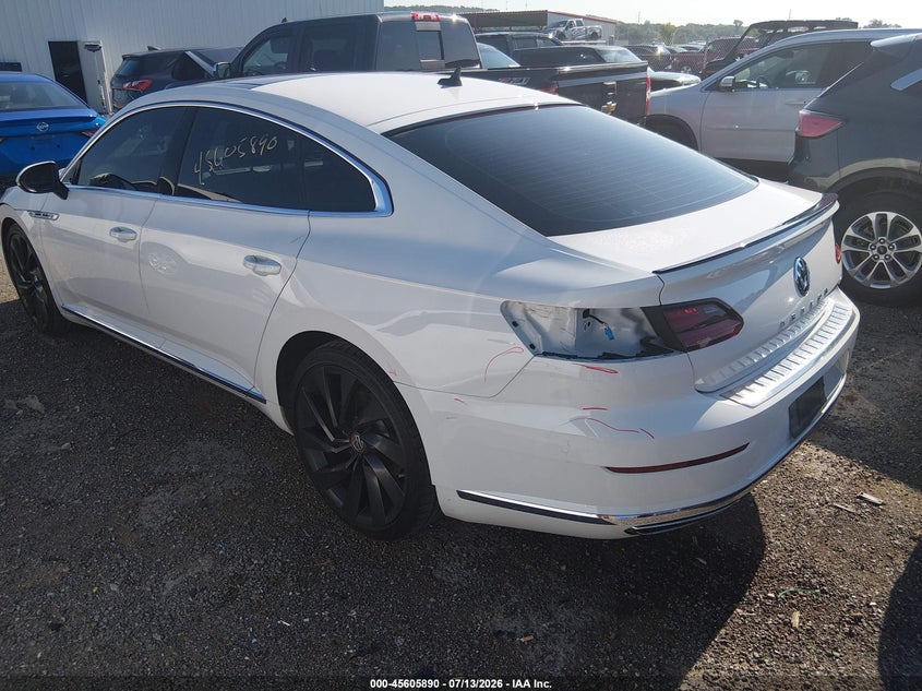 2020 Volkswagen Arteon VIN WVWSR7AN9LE014312 IAAI salvage auction — SIDE, Clear (Oklahoma), sold $9,700 on 2026-08-29 (photo 3)