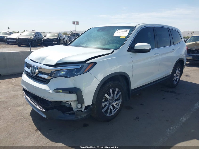2021 Honda Pilot VIN 5FNYF5H5XMB041516 IAAI salvage auction — FRONT END, Salvage (Arizona), sold $5,900 on 2026-07-27 (photo 2)