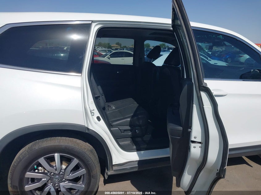 2021 Honda Pilot VIN 5FNYF5H5XMB041516 IAAI salvage auction — FRONT END, Salvage (Arizona), sold $5,900 on 2026-07-27 (photo 8)