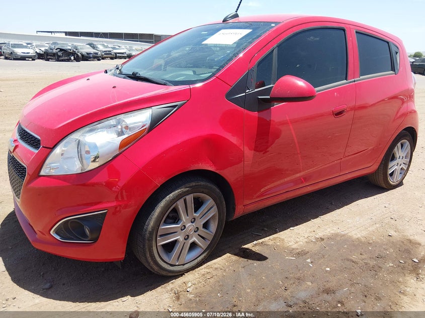 2015 Chevrolet Spark VIN KL8CD6S91FC798976 IAAI salvage auction — NORMAL WEAR, Salvage Title, sold $525 on 2026-07-21 (photo 2)