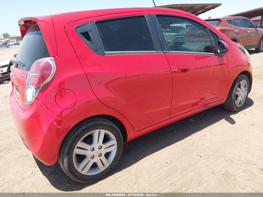 2015 Chevrolet Spark VIN KL8CD6S91FC798976 IAAI salvage auction — NORMAL WEAR, Salvage Title, sold $525 on 2026-07-21 (photo 4)
