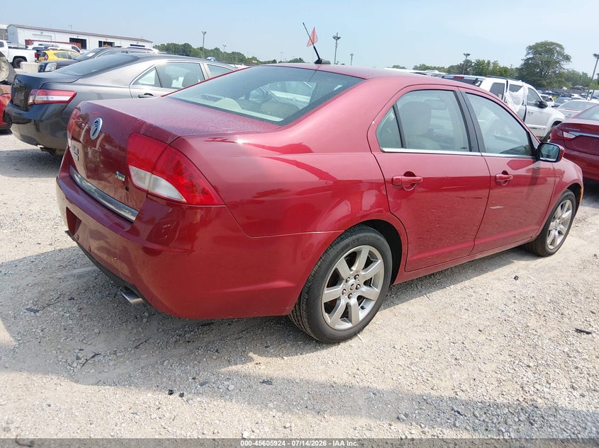 2010 Mercury Milan VIN 3MEHM0JG4AR608302 IAAI salvage auction — WATER/FLOOD, Salvage (Illinois), sold $600 on 2026-09-04 (photo 4)