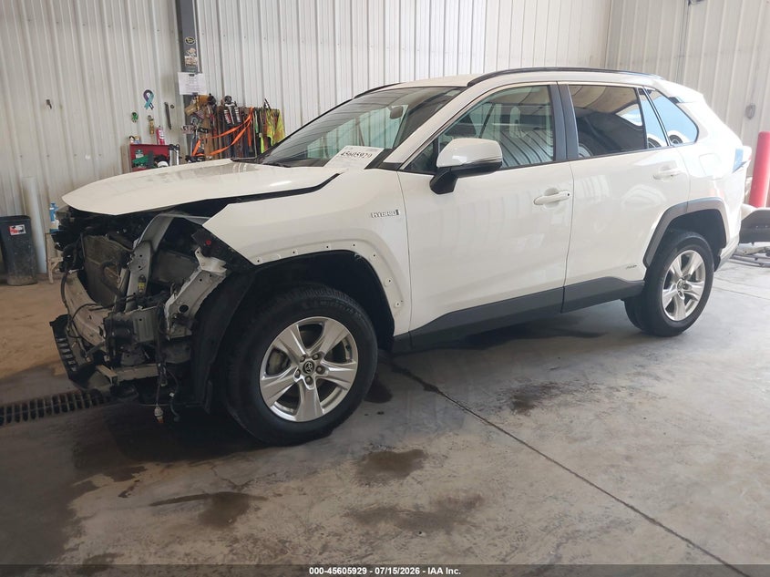 2020 Toyota Rav 4 VIN 2T3RWRFV6LW076223 IAAI salvage auction — FRONT END, Salvage Title, sold $9,600 on 2026-08-01 (photo 2)