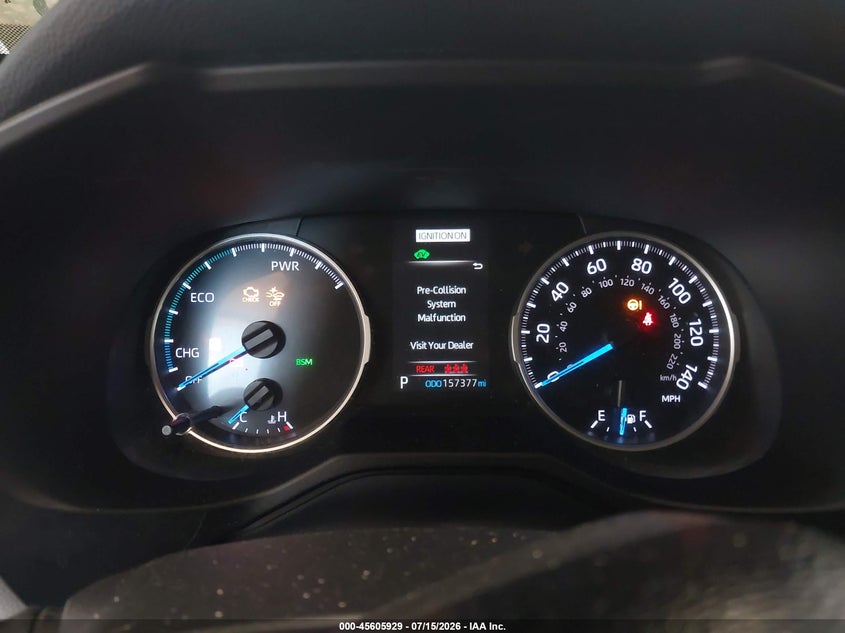 2020 Toyota Rav 4 VIN 2T3RWRFV6LW076223 IAAI salvage auction — FRONT END, Salvage Title, sold $9,600 on 2026-08-01 (photo 7)