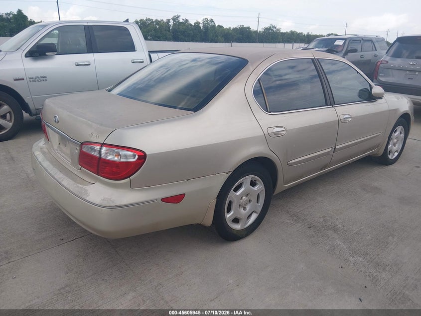 2001 Infiniti I30 VIN JNKCA31A41T034136 IAAI salvage auction — NORMAL WEAR, Original (Texas), sold $50 on 2026-07-24 (photo 4)