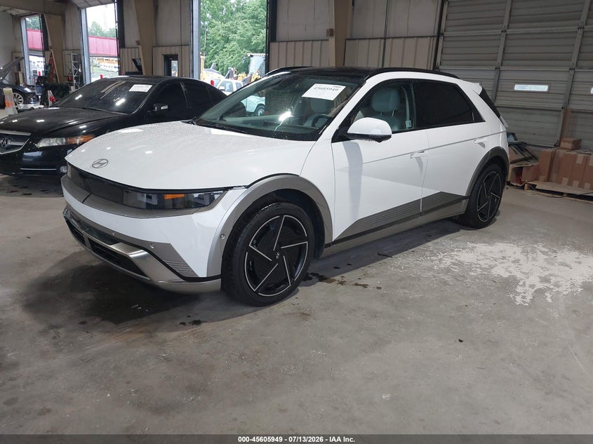 2025 Hyundai Ioniq 5 VIN 7YAKRDDC7SY038106 IAAI salvage auction — REAR END, Salvage Title, sold $16,500 on 2026-08-02 (photo 2)