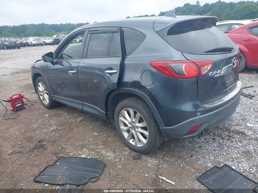 2013 Mazda Cx-5 VIN JM3KE4DE1D0133807 IAAI salvage auction — FRONT END, Salvage Title, sold $1,300 on 2026-07-24 (photo 3)