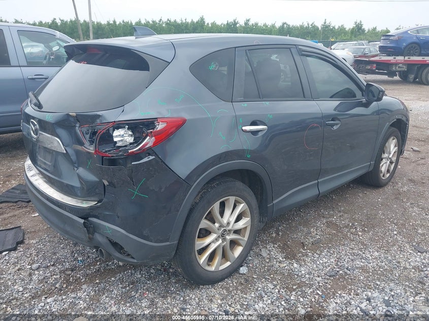 2013 Mazda Cx-5 VIN JM3KE4DE1D0133807 IAAI salvage auction — FRONT END, Salvage Title, sold $1,300 on 2026-07-24 (photo 4)