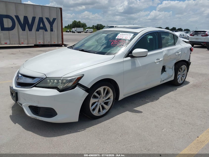 2016 Acura Ilx VIN 19UDE2F76GA011836 IAAI salvage auction — REAR END, Salvage Title, sold $1,925 on 2026-08-27 (photo 2)