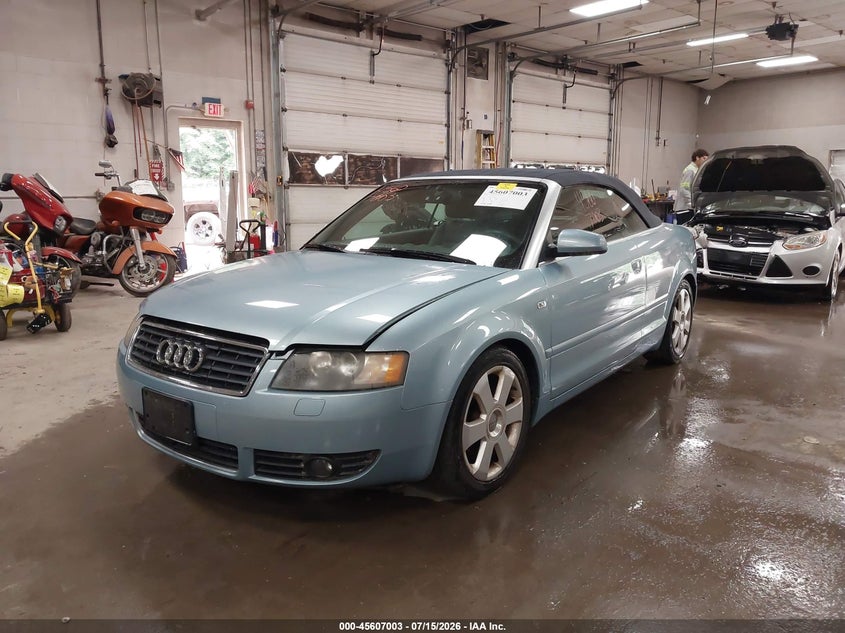 2006 Audi A4 VIN WAUAC48H26K006194 IAAI salvage auction — WATER/FLOOD, Salvage (Maine), sold $275 on 2026-09-05 (photo 2)