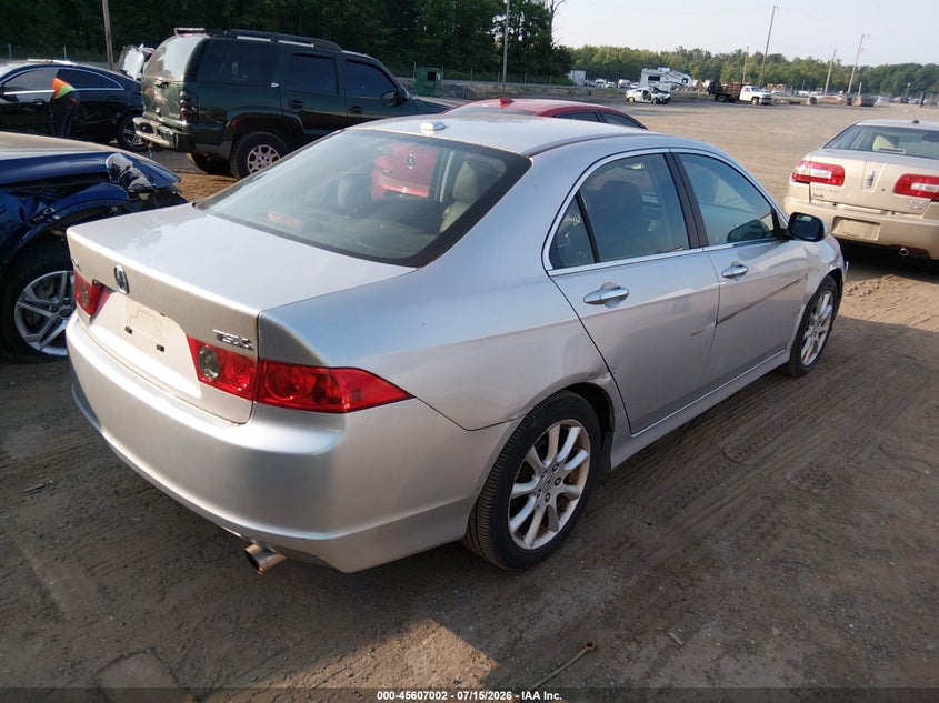 2007 Acura Tsx VIN JH4CL96997C015750 IAAI salvage auction — LEFT & RIGHT, Salvage - Greater Than 75% (Maryland), sold $800 on 2026-07-29 (photo 4)