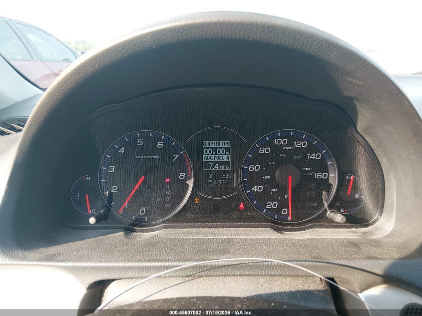 2007 Acura Tsx VIN JH4CL96997C015750 IAAI salvage auction — LEFT & RIGHT, Salvage - Greater Than 75% (Maryland), sold $800 on 2026-07-29 (photo 7)