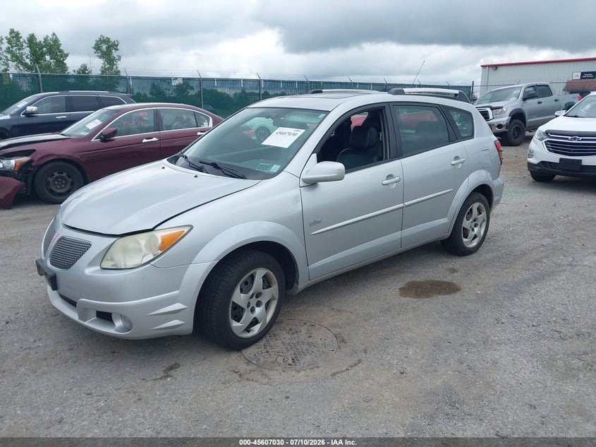 2005 Pontiac Vibe VIN 5Y2SM63815Z435338 IAAI salvage auction — NORMAL WEAR, Clear (New York), sold $175 on 2026-07-21 (photo 2)