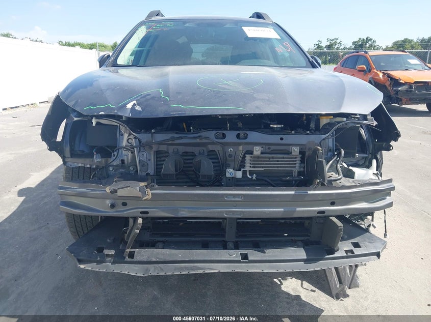 2025 Subaru Outback VIN 4S4BTADC9S3141446 IAAI salvage auction — FRONT END, Salvage Title, sold $11,100 on 2026-08-24 (photo 6)