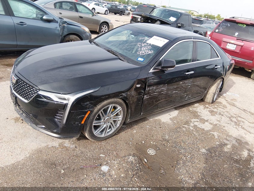 2020 Cadillac Ct4 VIN 1G6DJ5RK7L0139386 IAAI salvage auction — LEFT SIDE, Original (Texas), sold $7,600 on 2026-08-29 (photo 2)