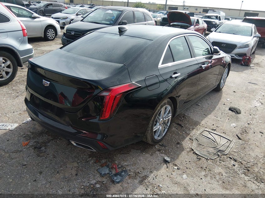 2020 Cadillac Ct4 VIN 1G6DJ5RK7L0139386 IAAI salvage auction — LEFT SIDE, Original (Texas), sold $7,600 on 2026-08-29 (photo 4)