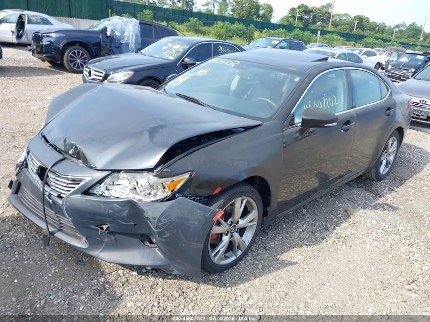 2014 Lexus ES VIN JTHBK1GG5E2100374 IAAI salvage auction — FRONT & REAR, Mv-907A (New York), sold $800 on 2026-07-28 (photo 2)