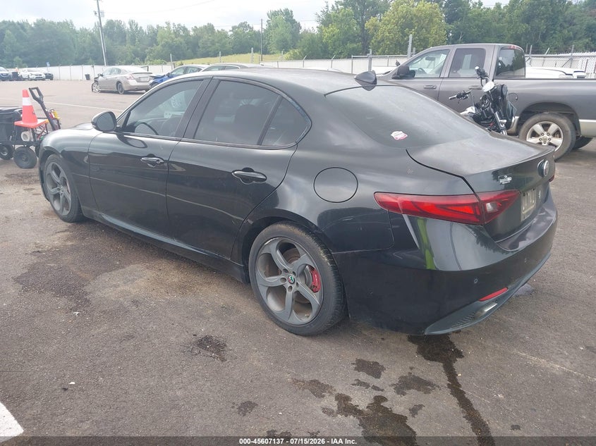 2017 Alfa romeo Giulia VIN ZARFAEBN7H7532433 IAAI salvage auction — FRONT END, Salvage (Mississippi), sold $5,100 on 2026-08-20 (photo 3)