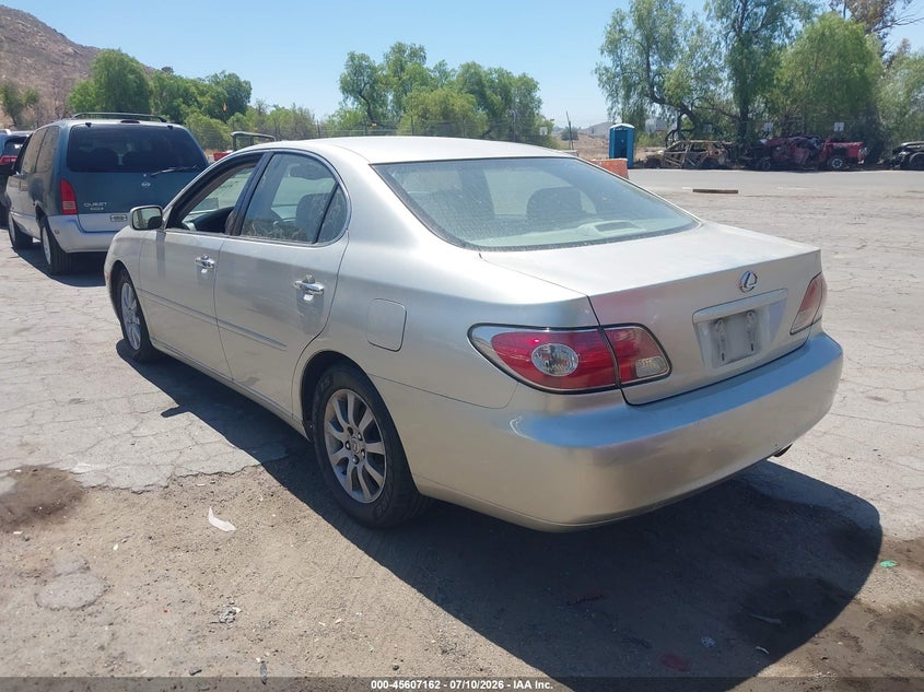 2003 Lexus Es 300 VIN JTHBF30G536000873 IAAI salvage auction — NORMAL WEAR, Clear - Dealer Only (California), sold $275 on 2026-07-28 (photo 3)