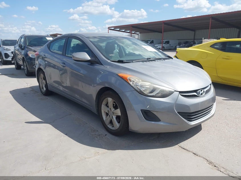2011 Hyundai Elantra VIN KMHDH4AE9BU143788 IAAI salvage auction — NORMAL WEAR, Original (Texas), sold $525 on 2026-07-28 (photo 1)