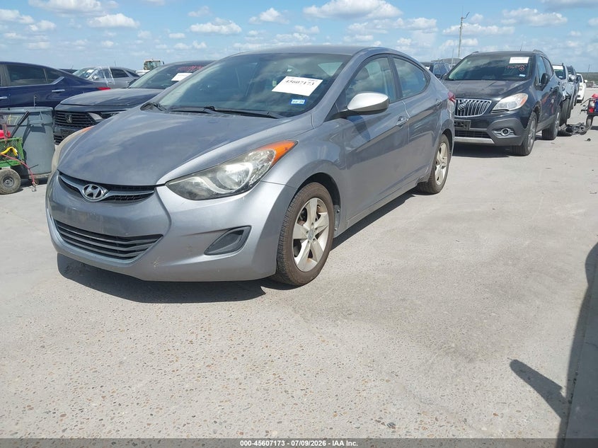 2011 Hyundai Elantra VIN KMHDH4AE9BU143788 IAAI salvage auction — NORMAL WEAR, Original (Texas), sold $525 on 2026-07-28 (photo 2)