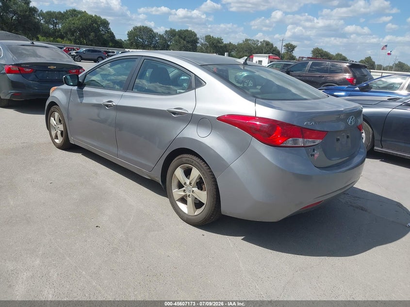2011 Hyundai Elantra VIN KMHDH4AE9BU143788 IAAI salvage auction — NORMAL WEAR, Original (Texas), sold $525 on 2026-07-28 (photo 3)