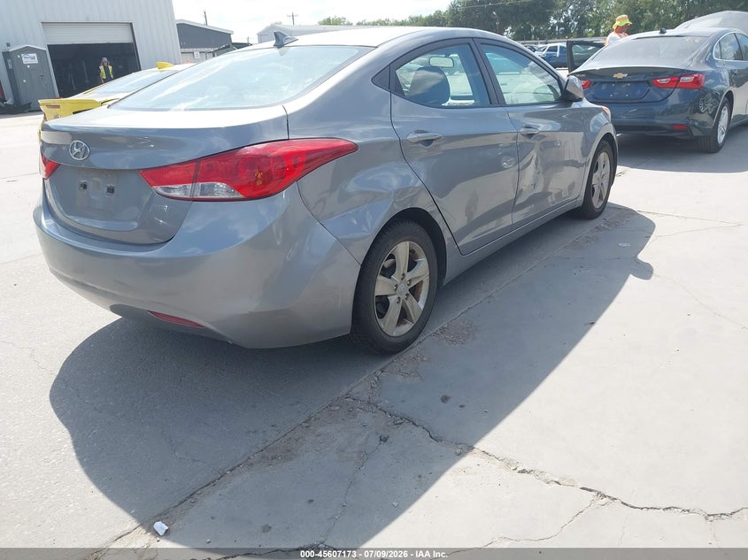 2011 Hyundai Elantra VIN KMHDH4AE9BU143788 IAAI salvage auction — NORMAL WEAR, Original (Texas), sold $525 on 2026-07-28 (photo 4)
