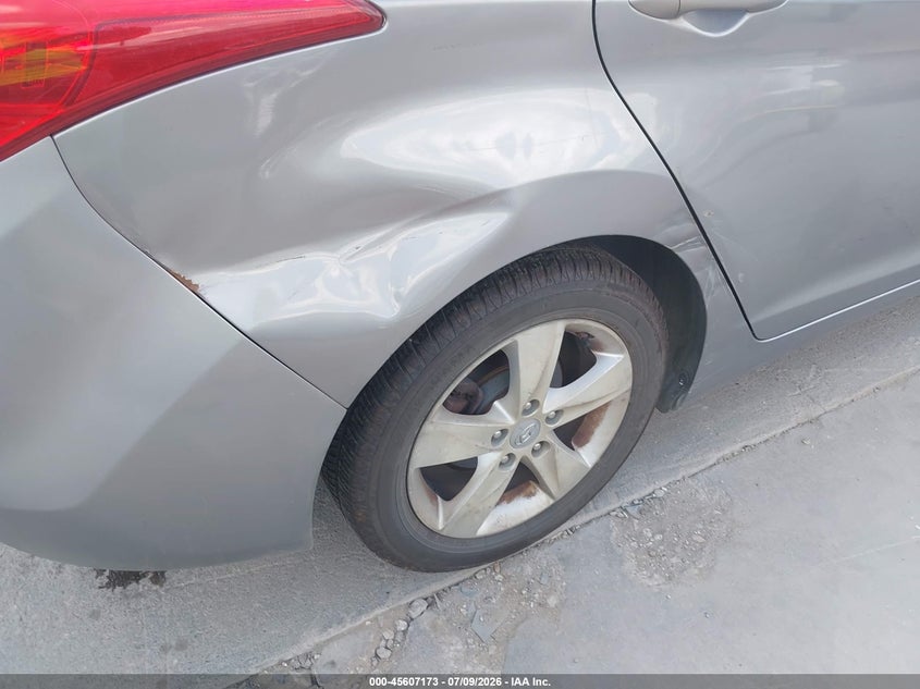 2011 Hyundai Elantra VIN KMHDH4AE9BU143788 IAAI salvage auction — NORMAL WEAR, Original (Texas), sold $525 on 2026-07-28 (photo 6)