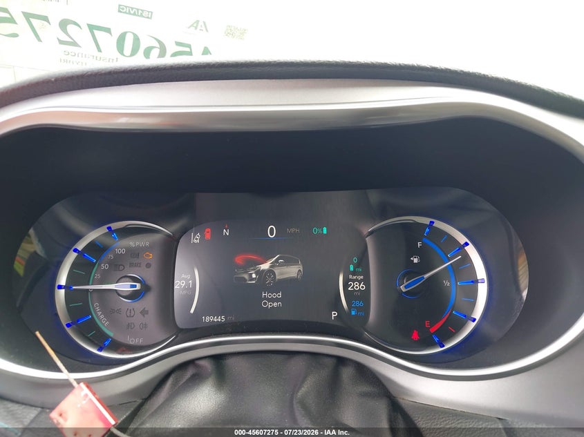 2018 Chrysler Pacifica VIN 2C4RC1N76JR356972 IAAI salvage auction — LEFT REAR, Salvage (Alabama), sold $3,000 on 2026-09-01 (photo 7)