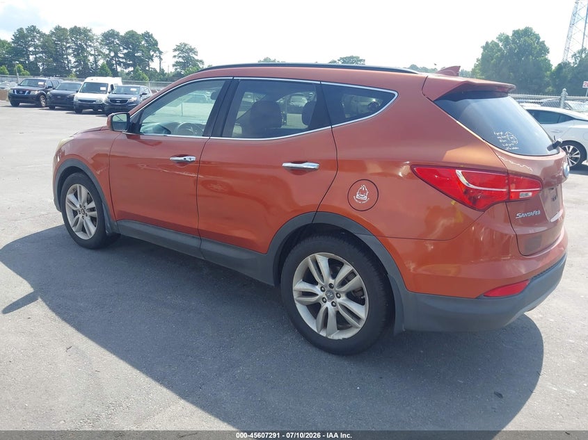 2013 Hyundai Santa fe VIN 5XYZUDLAXDG018951 IAAI salvage auction — NORMAL WEAR, Clear (Texas), sold $700 on 2026-07-29 (photo 3)