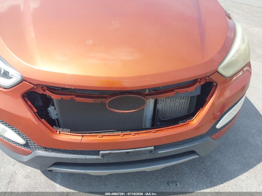 2013 Hyundai Santa fe VIN 5XYZUDLAXDG018951 IAAI salvage auction — NORMAL WEAR, Clear (Texas), sold $700 on 2026-07-29 (photo 6)
