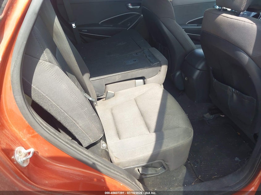 2013 Hyundai Santa fe VIN 5XYZUDLAXDG018951 IAAI salvage auction — NORMAL WEAR, Clear (Texas), sold $700 on 2026-07-29 (photo 8)