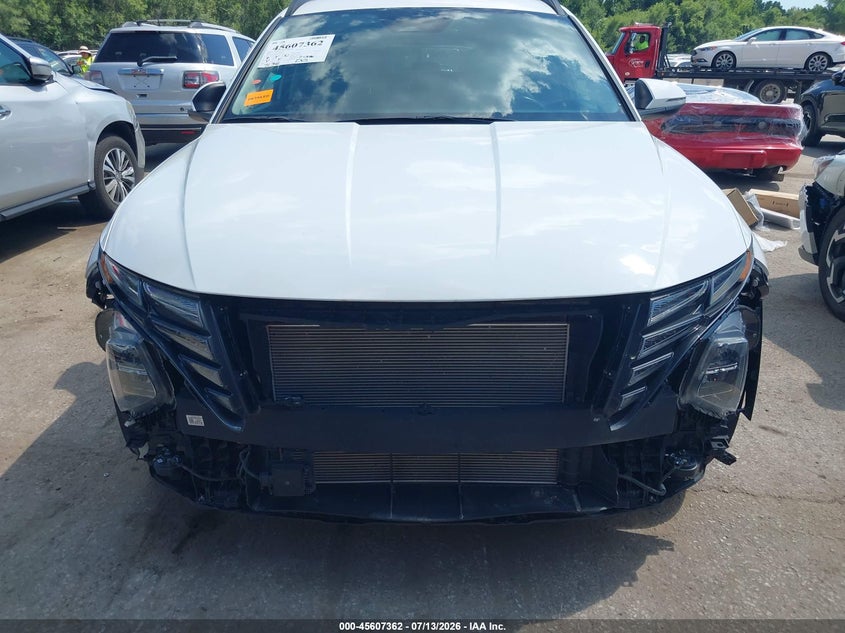 2024 Hyundai Tucson VIN 5NMJF3DE8RH349477 IAAI salvage auction — FRONT & REAR, Salvage Title, sold $7,875 on 2026-08-26 (photo 6)