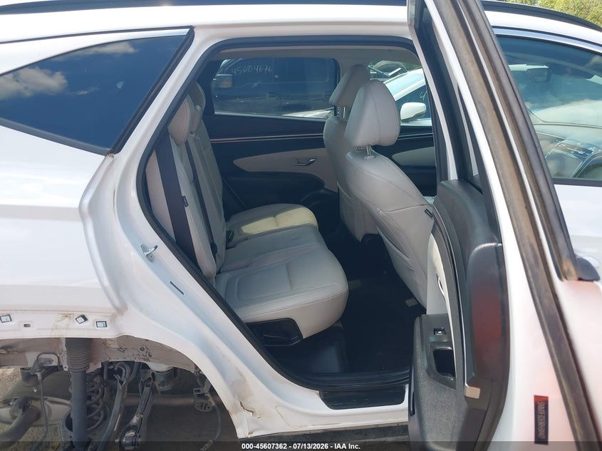 2024 Hyundai Tucson VIN 5NMJF3DE8RH349477 IAAI salvage auction — FRONT & REAR, Salvage Title, sold $7,875 on 2026-08-26 (photo 8)