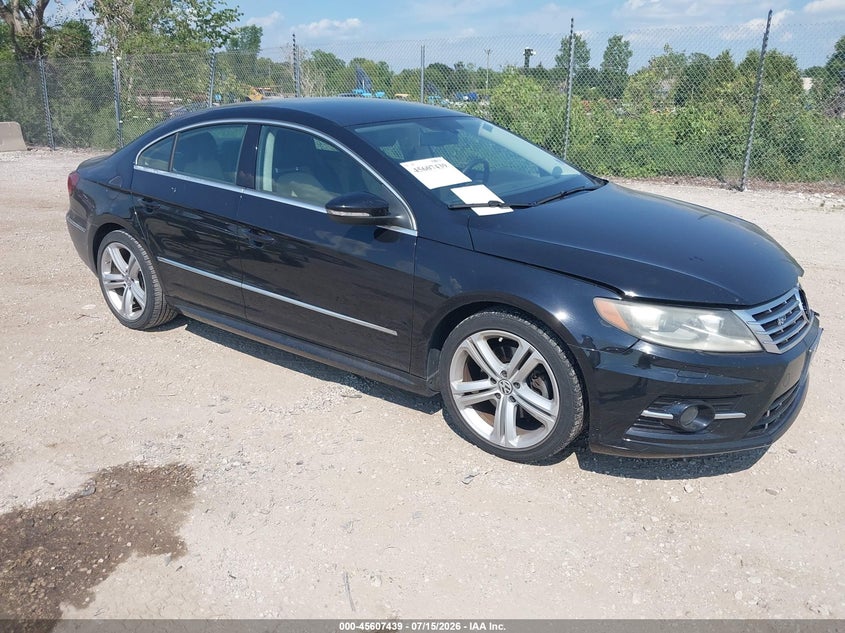 2013 Volkswagen Passat cc VIN WVWBP7AN4DE562077 IAAI salvage auction — LEFT FRONT, Clear (Wisconsin), sold $425 on 2026-07-28 (photo 1)