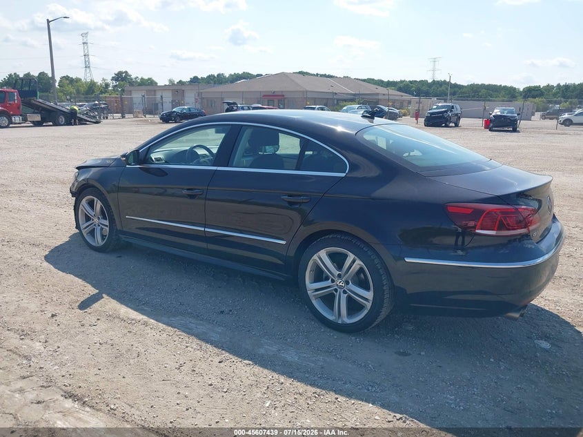 2013 Volkswagen Passat cc VIN WVWBP7AN4DE562077 IAAI salvage auction — LEFT FRONT, Clear (Wisconsin), sold $425 on 2026-07-28 (photo 3)
