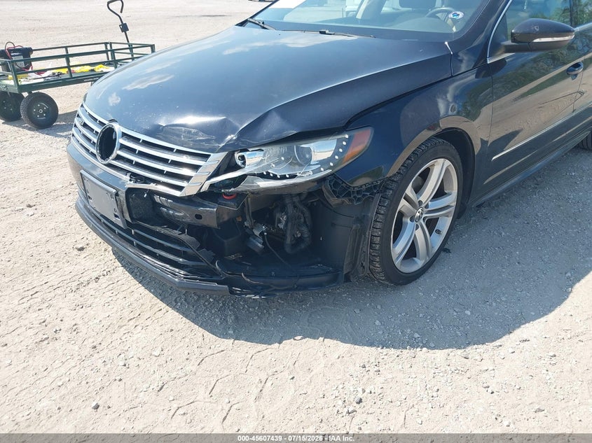 2013 Volkswagen Passat cc VIN WVWBP7AN4DE562077 IAAI salvage auction — LEFT FRONT, Clear (Wisconsin), sold $425 on 2026-07-28 (photo 6)