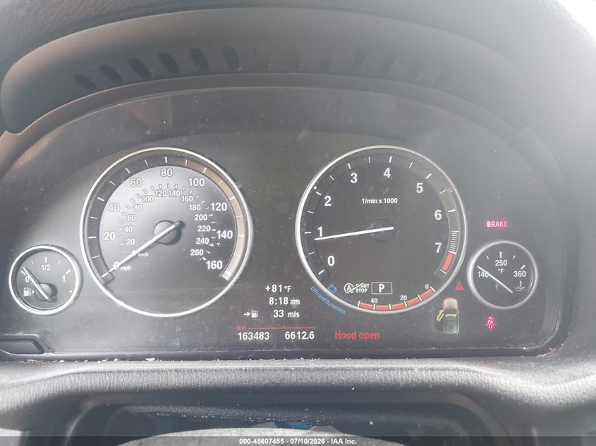 2013 BMW X3 VIN 5UXWX9C51D0D04110 IAAI salvage auction — NORMAL WEAR, Clear (Tennessee), sold $600 on 2026-07-29 (photo 7)