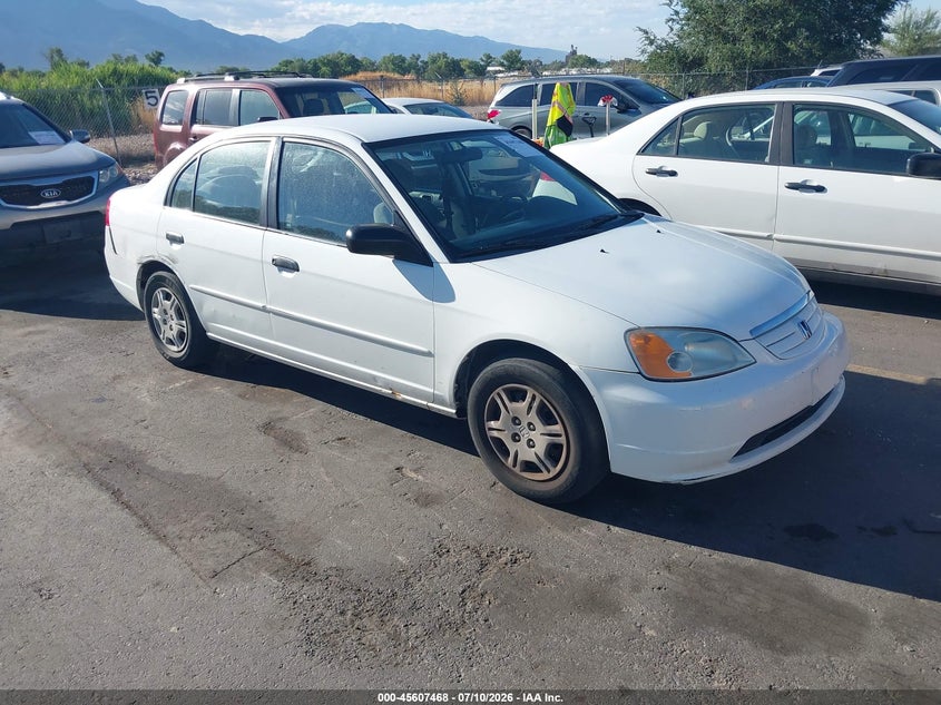 2001 Honda Civic VIN JHMES165X1S010905 IAAI salvage auction — NORMAL WEAR, Clear (Utah), sold $575 on 2026-07-30 (photo 1)