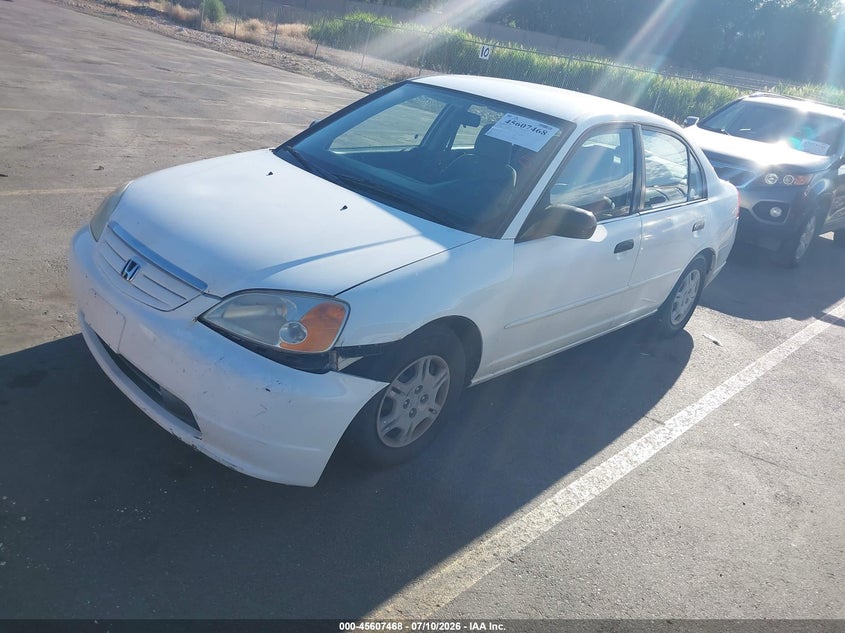 2001 Honda Civic VIN JHMES165X1S010905 IAAI salvage auction — NORMAL WEAR, Clear (Utah), sold $575 on 2026-07-30 (photo 2)