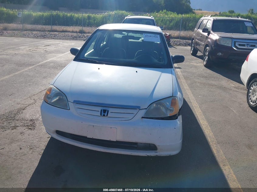 2001 Honda Civic VIN JHMES165X1S010905 IAAI salvage auction — NORMAL WEAR, Clear (Utah), sold $575 on 2026-07-30 (photo 6)