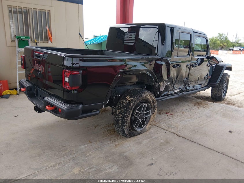 2025 Jeep Gladiator VIN 1C6RJTEG4SL535031 IAAI salvage auction — SIDE, Wait Title, sold $14,900 on 2026-08-14 (photo 4)
