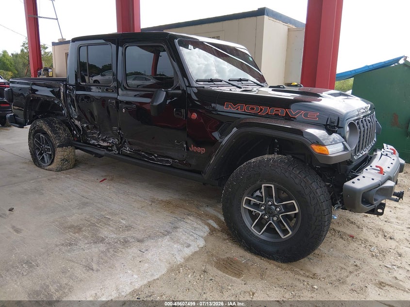 2025 Jeep Gladiator VIN 1C6RJTEG4SL535031 IAAI salvage auction — SIDE, Wait Title, sold $14,900 on 2026-08-14 (photo 6)